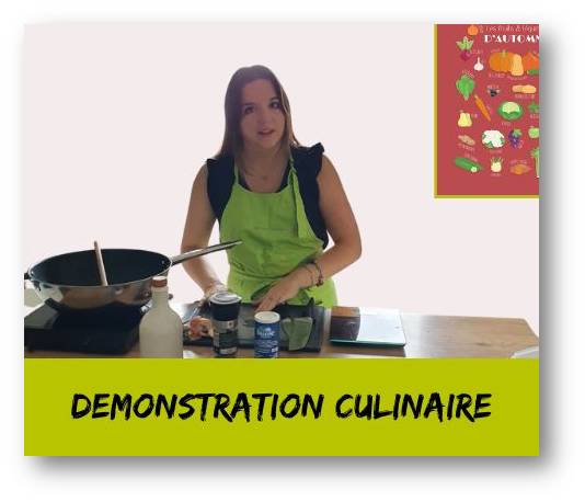 demonstration cuisine alimentation entreprise