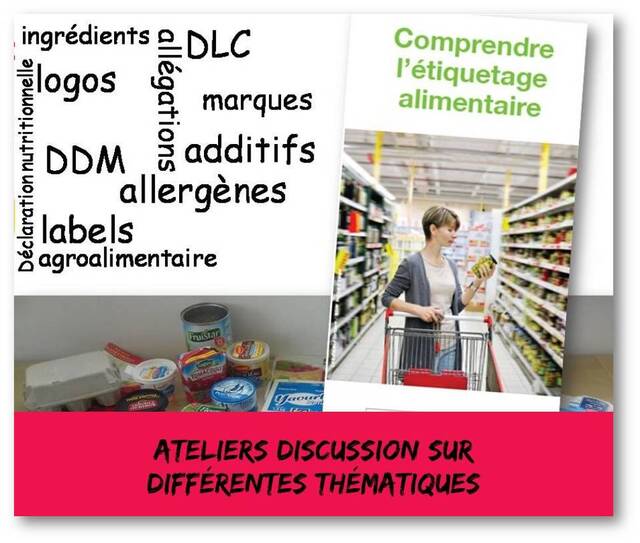 atelier discussion pour comprendre l'étiquetage alimentaire