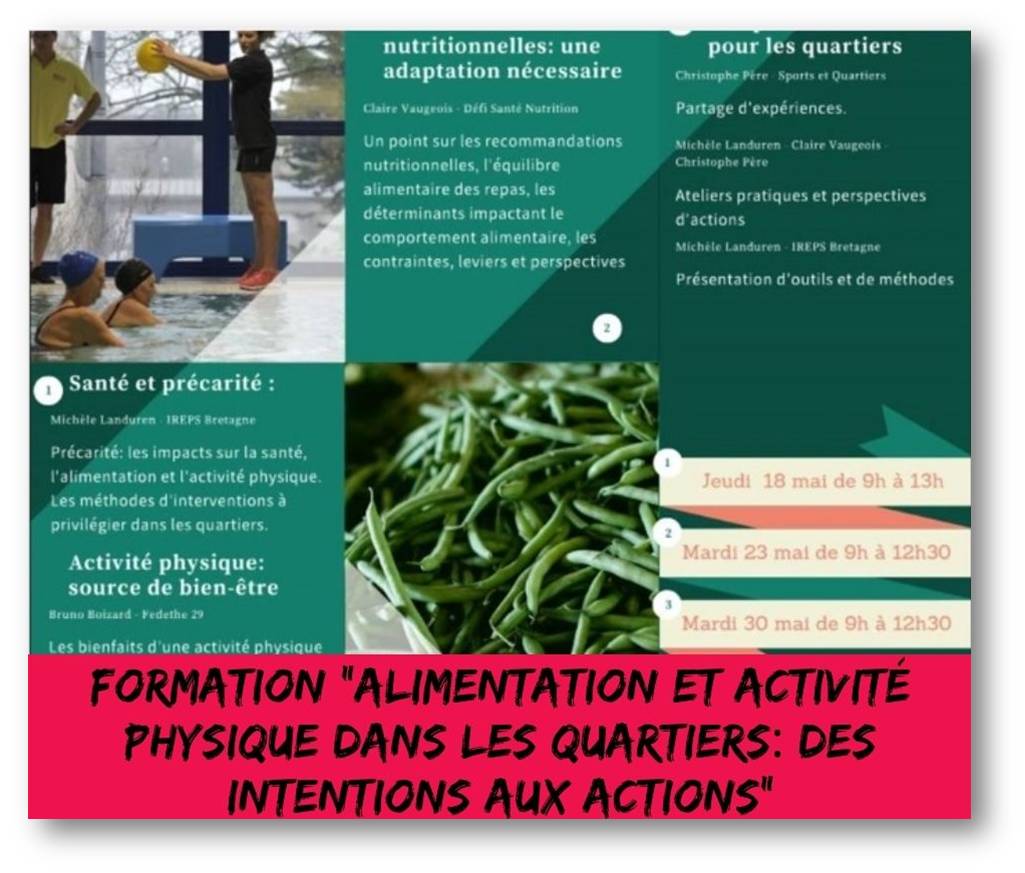 programme de la formation alimentation et activité physique dans les quartiers: des intentions aux actions