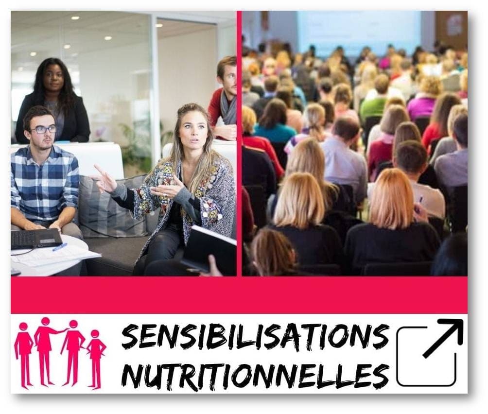 page pour accéder aux propositions d'actions sur l'alimentation et l'activités physiques du pôle prévention pour tous 