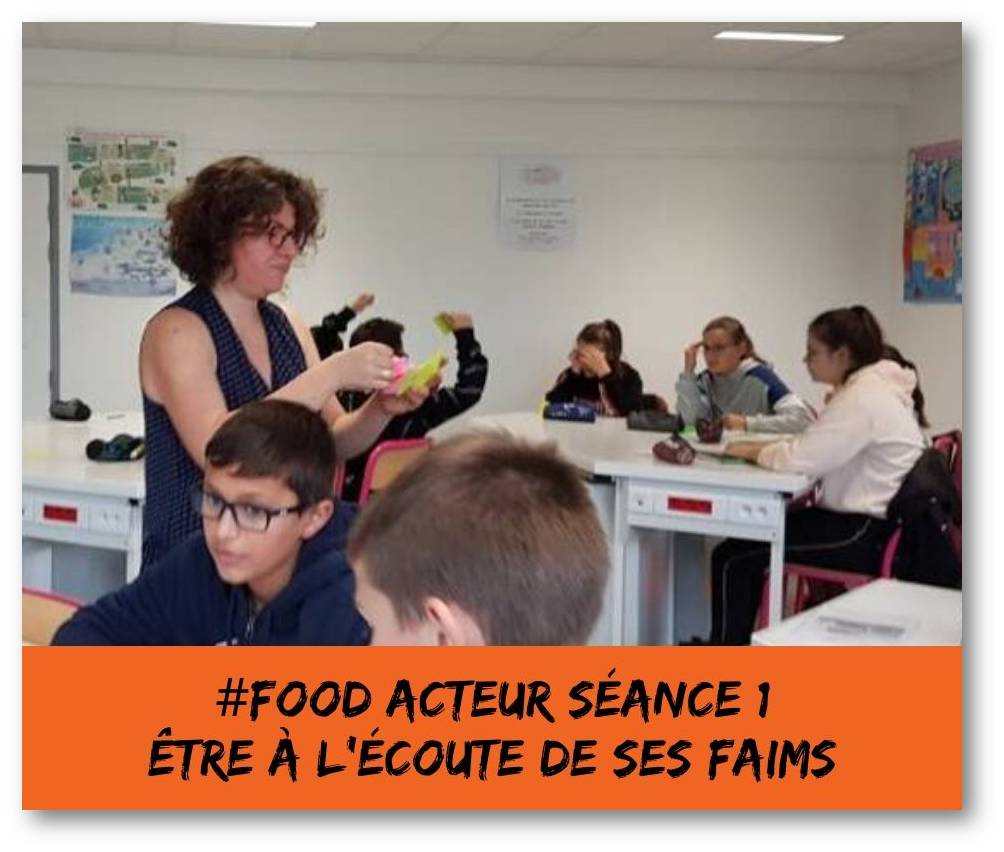 séance 1 du programme #Food acteur: être à l'écoute de son corps