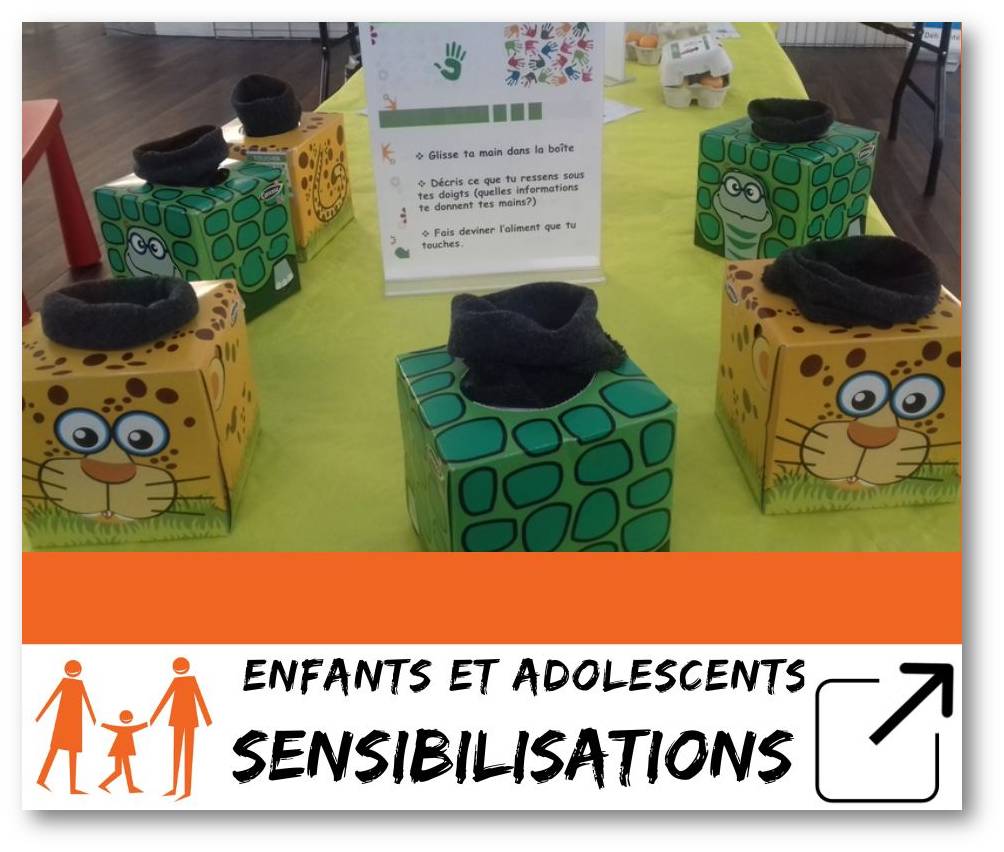 sensibilisation alimentation et activité physique auprès des jeunes enfants, des enfants et des adolescents