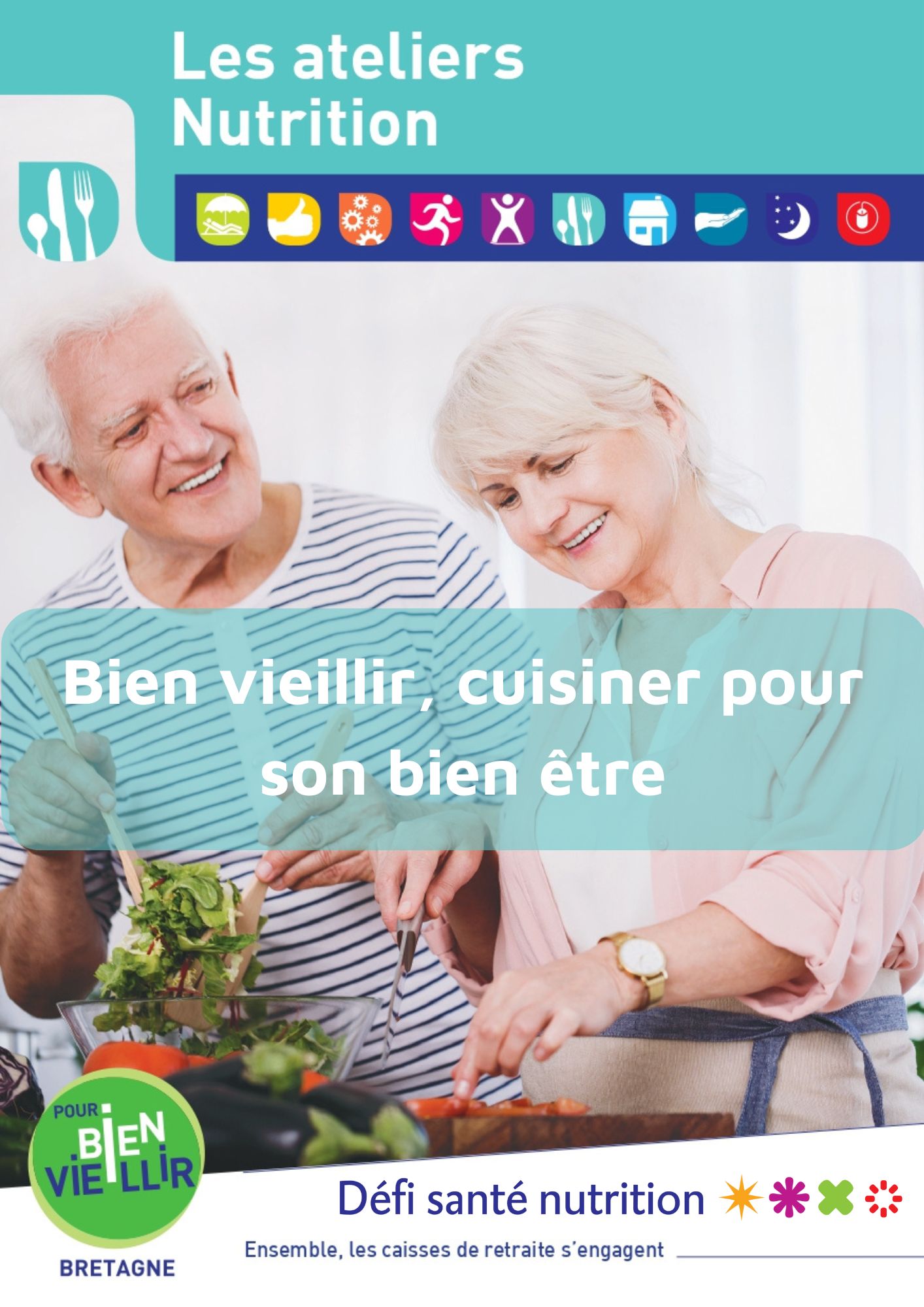 affiche bien vieillir cuisiner pour son bien être vierge